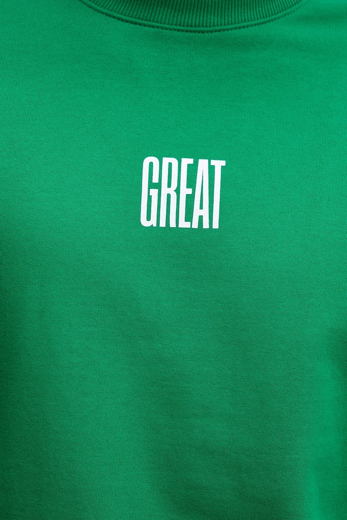 Bavlněná mikina United Colors of Benetton 3FWYU10AZ zelená