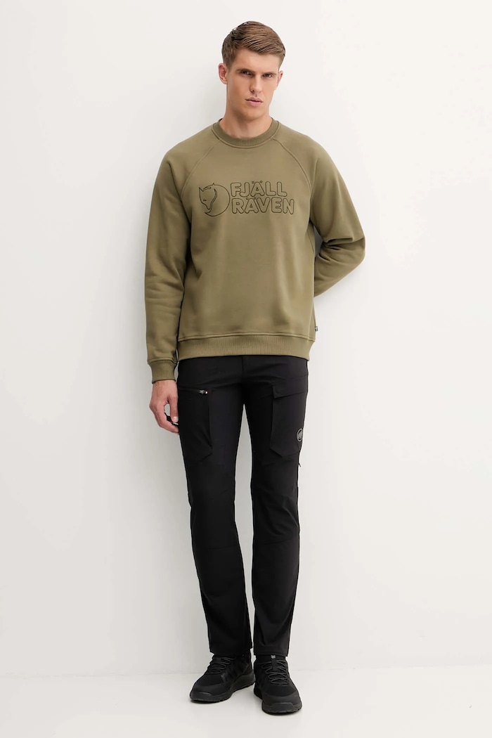Športová mikina Fjallraven Fjällräven Classic F12600230.620 zelená AW25