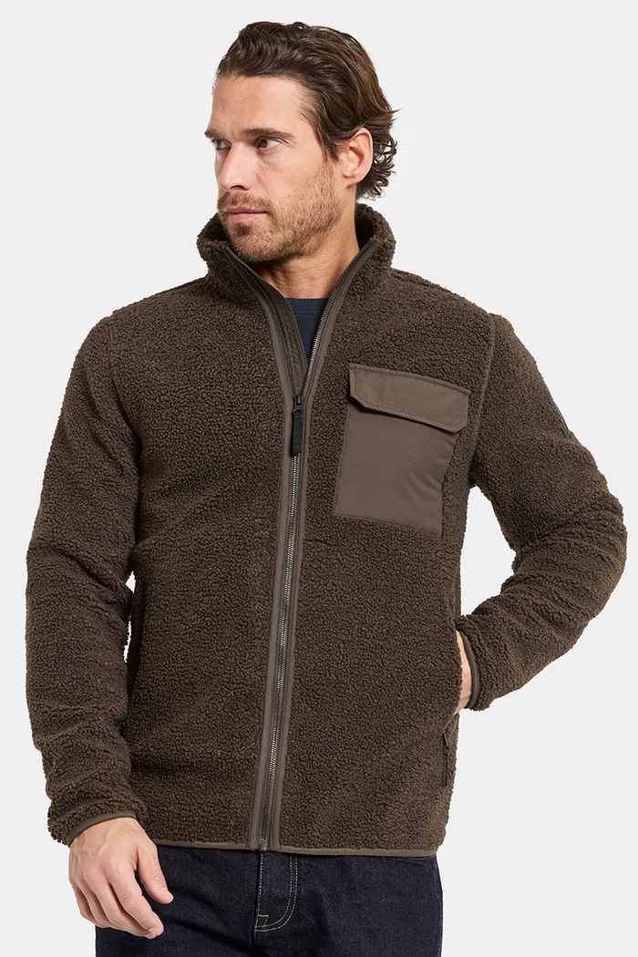 Didriksons Hanorac fleece PETER maro 505884