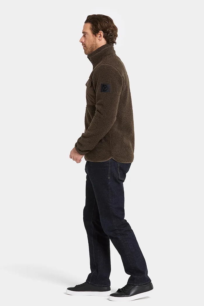Îmbrăcăminte Didriksons Hanorac fleece PETER 505884 maro