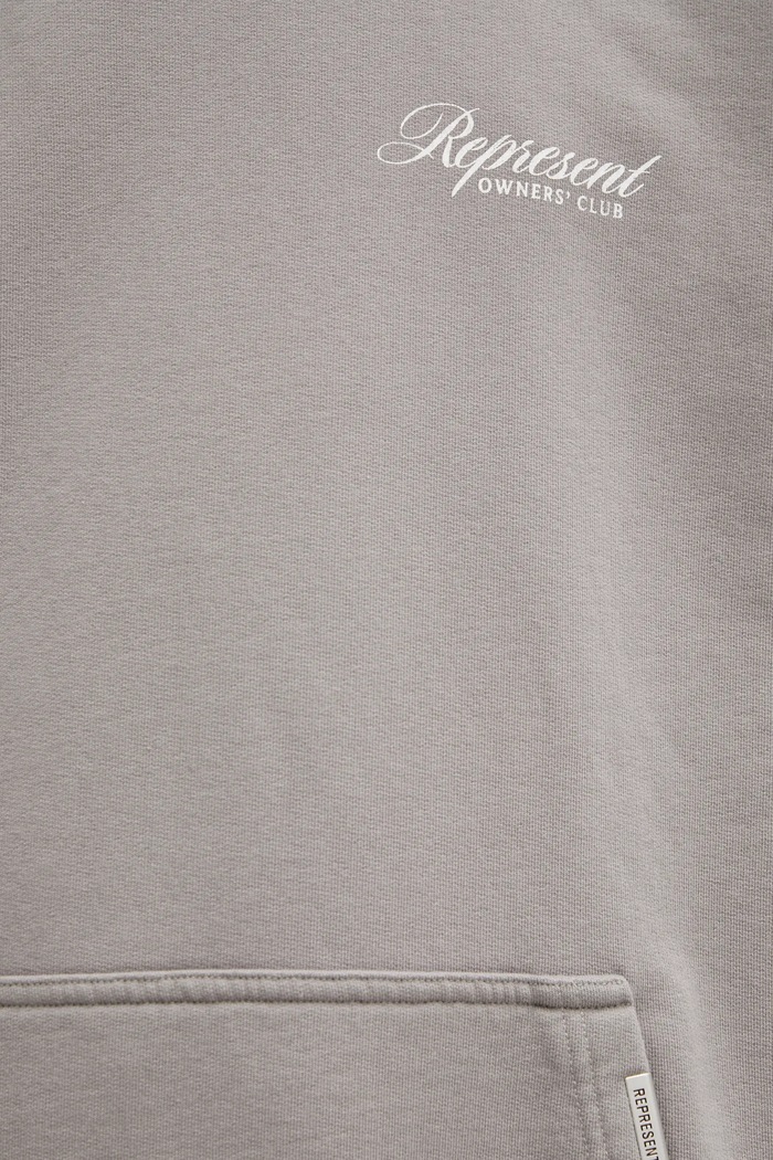 Бавовняна кофта Represent Owners Club Script сірий OCM41200