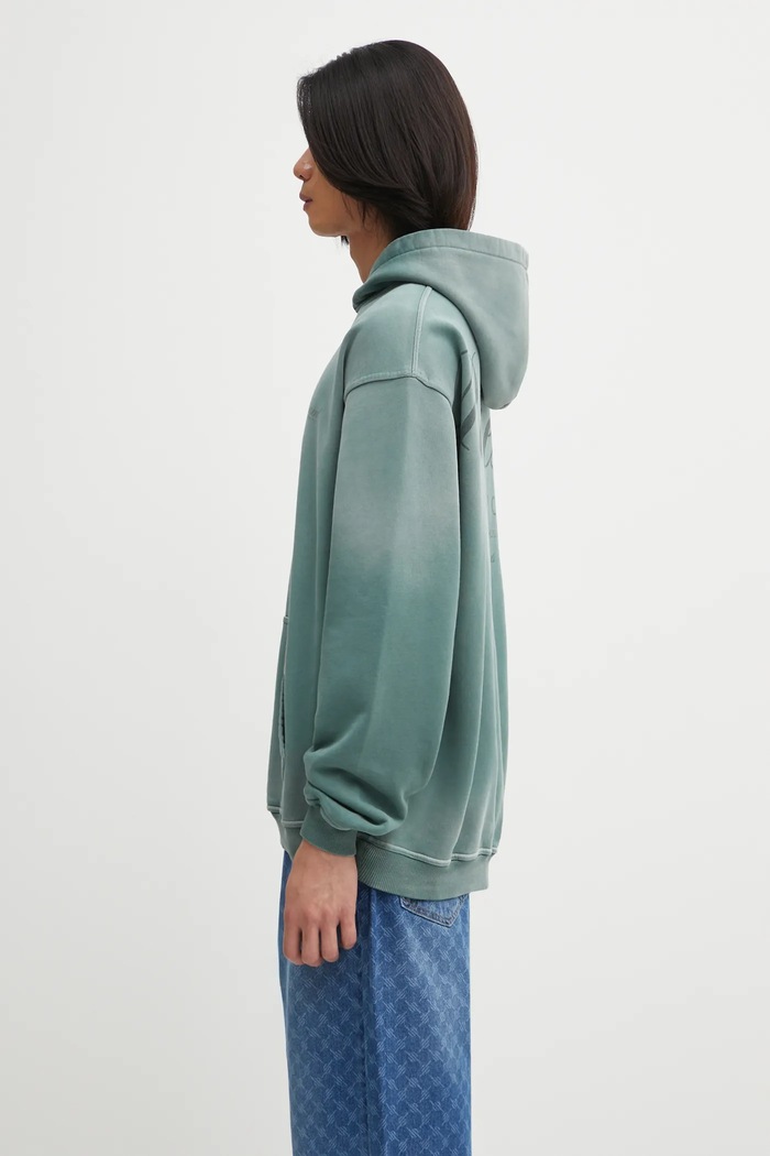 Βαμβακερή μπλούζα Represent Owners Club Script OCM41200 πράσινο AW25