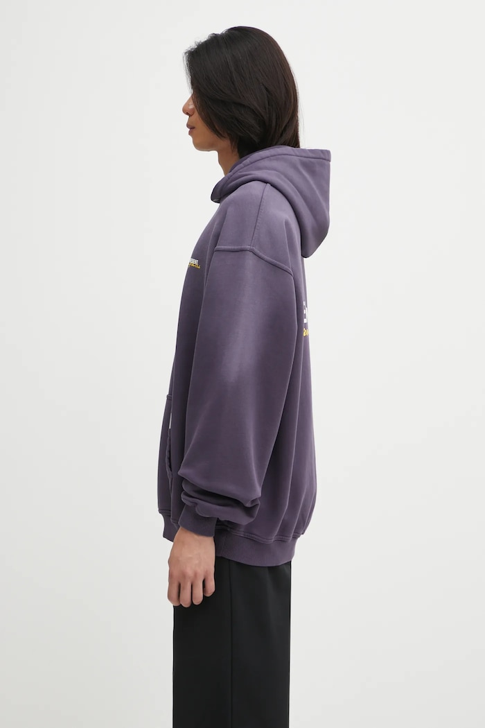 Βαμβακερή μπλούζα Represent Patron Of The Club Hoodie MLM4270 μωβ AW25