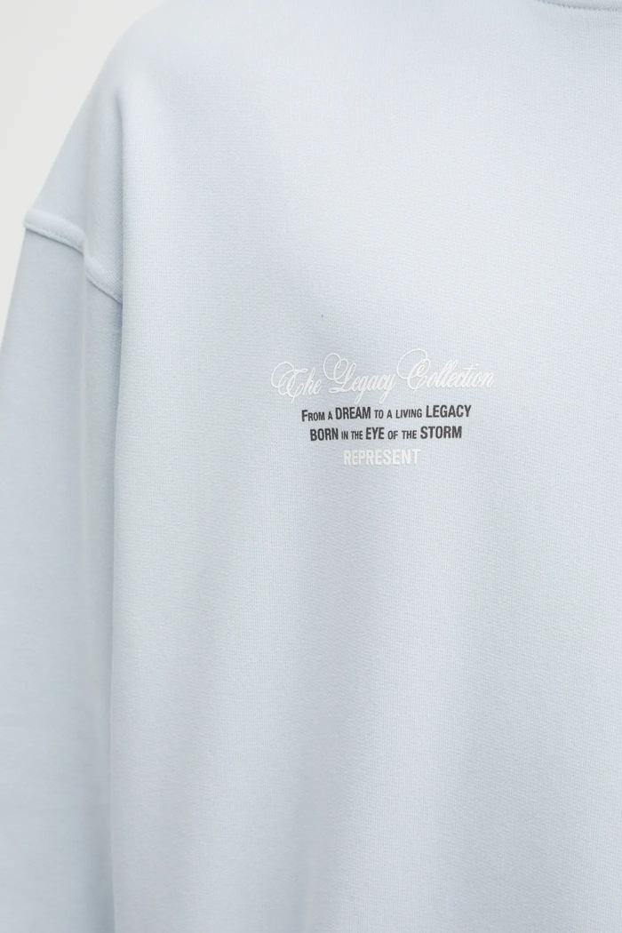 Represent bluza bawełniana Legacy Cherubs niebieski MLM100370