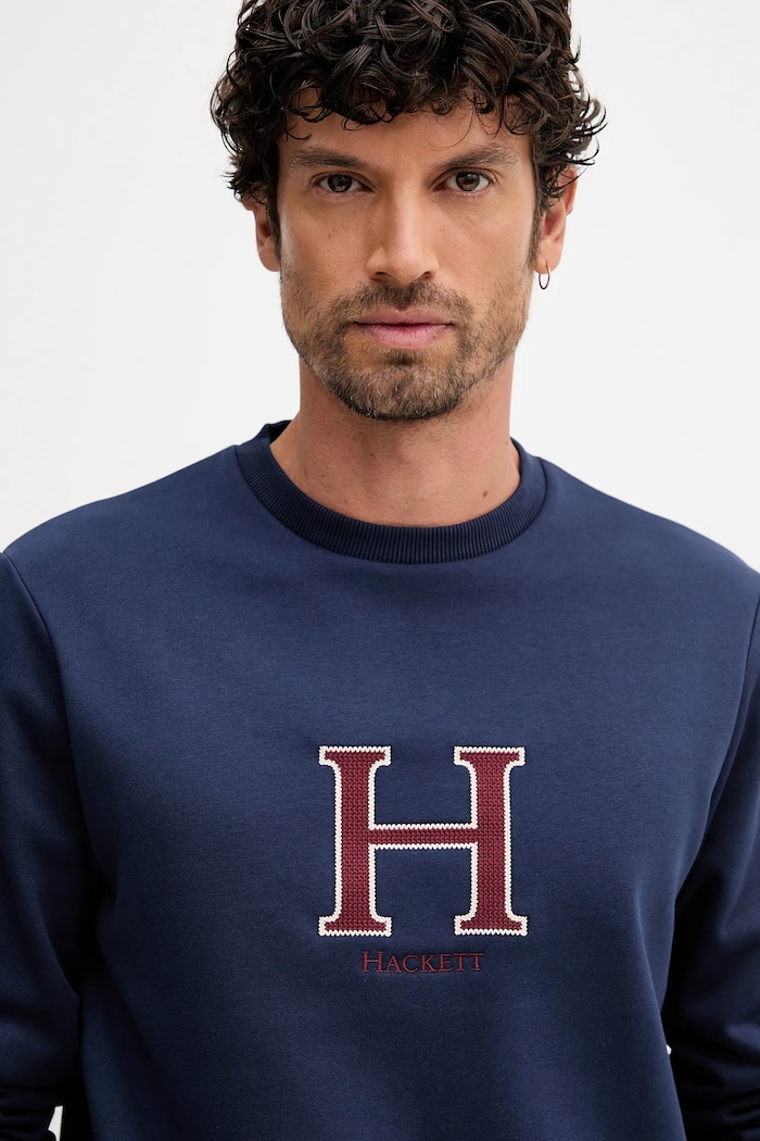 Dukserica Hackett London mornarsko plava HM5800020