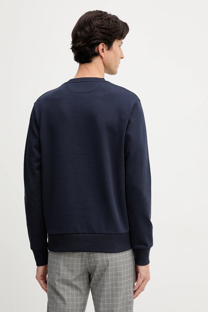 Îmbrăcăminte Hackett London hanorac de bumbac HM5800015 bleumarin