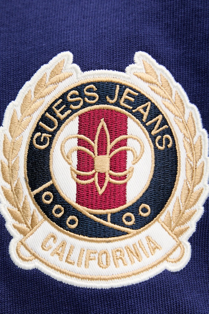 Bavlněná mikina Guess Jeans M5YP08.KCYM1 modrá