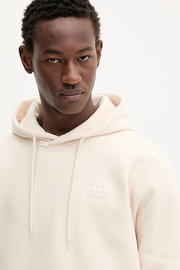 adidas Originals bluză Essentials bej HZ3598