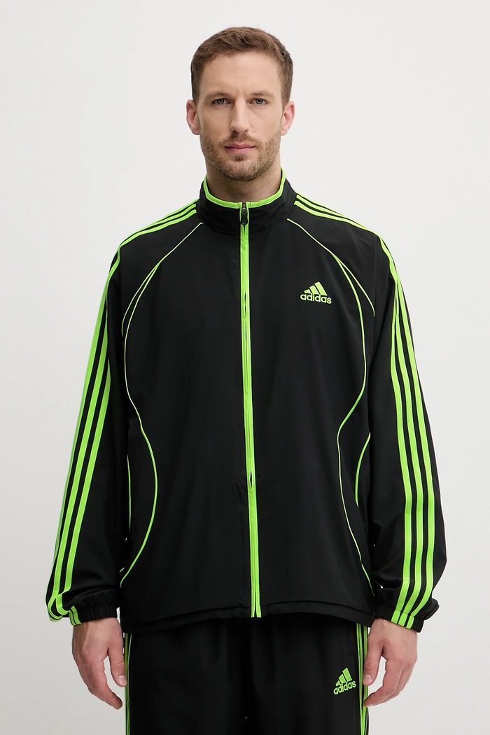 Mikina adidas Originals Teamgeist bez kapucne čierna JW5866