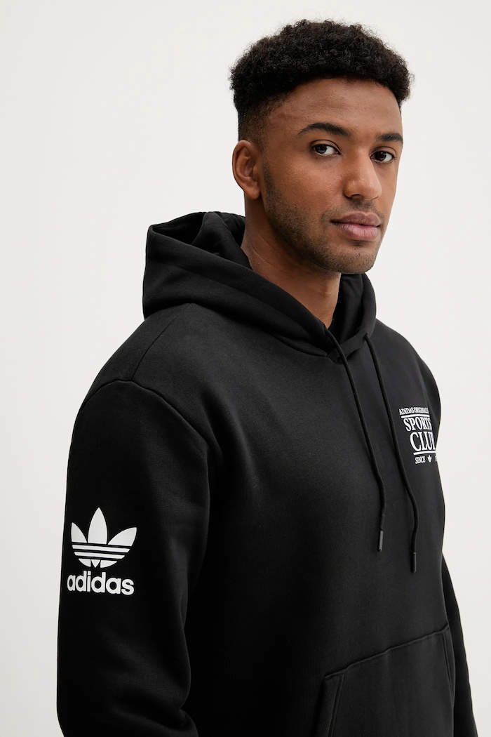 adidas Originals bluza Graphic Hoodie czarny JX3058