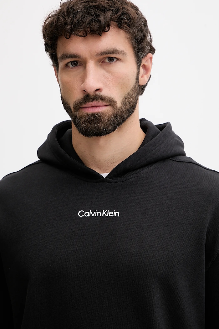 Dukserica Calvin Klein Performance crna LVGMF5W302