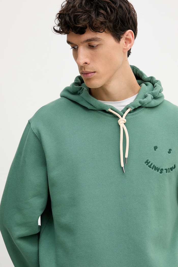 Hanorac de bumbac PS Paul Smith M2R.217Z.T22469 verde