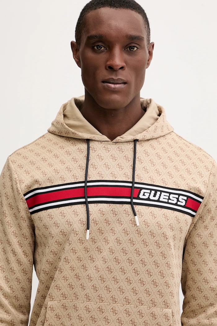 Μπλούζα Guess KORBIN μπεζ Z4BQ30.K7122