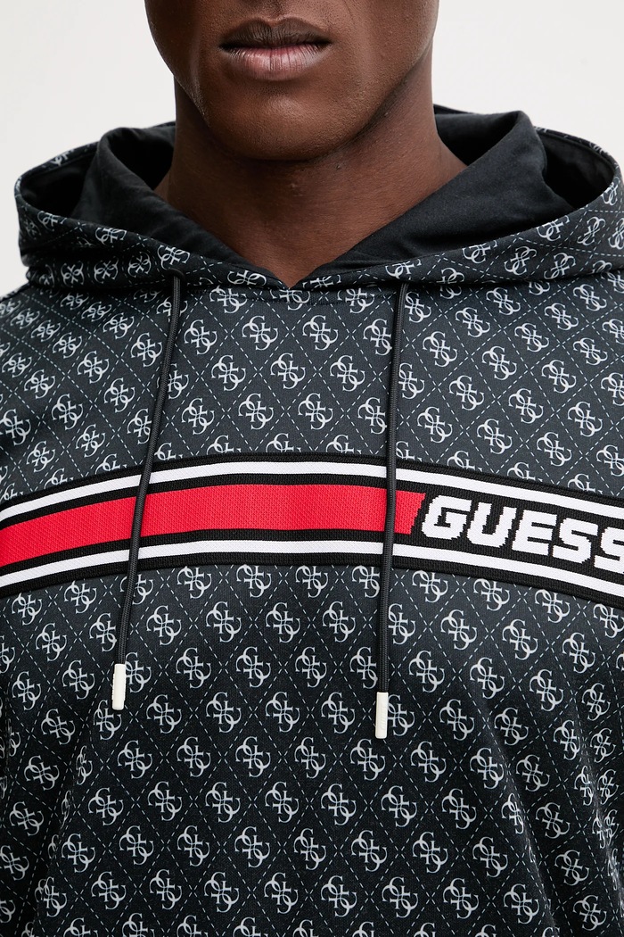 Μπλούζα Guess KORBIN Z4BQ30.K7122 μαύρο