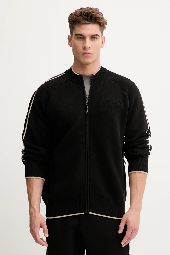 Guess pulóver YAKI apró mintás fekete Z5BQ11.Z0960