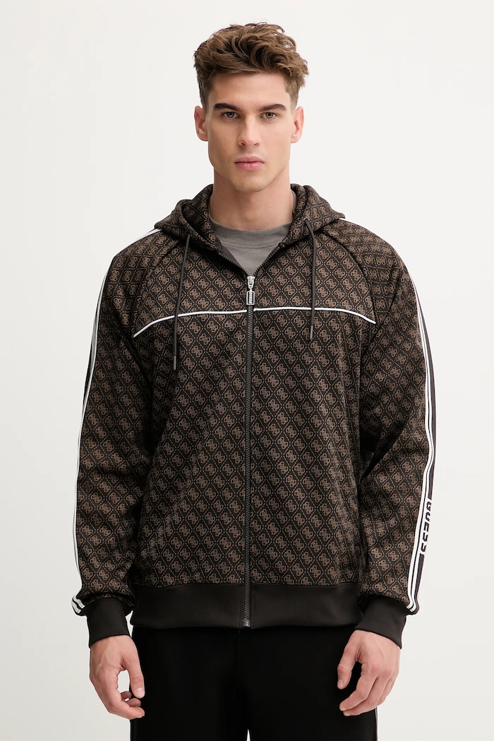 Guess felső PARIMO mintás barna Z5BQ13.K2042