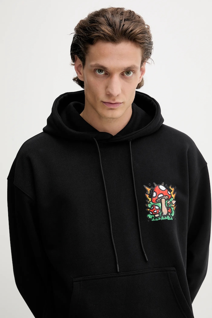 MSGM hanorac de bumbac negru 3940MM114.257795