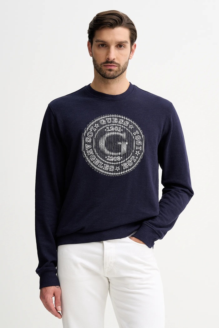 Pulover Guess Drugo mornarsko modra M5BQ17.K1021