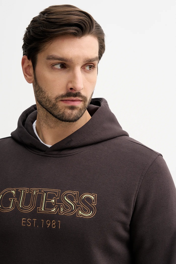 Μπλούζα Guess καφέ M5BQ36.K9Z21