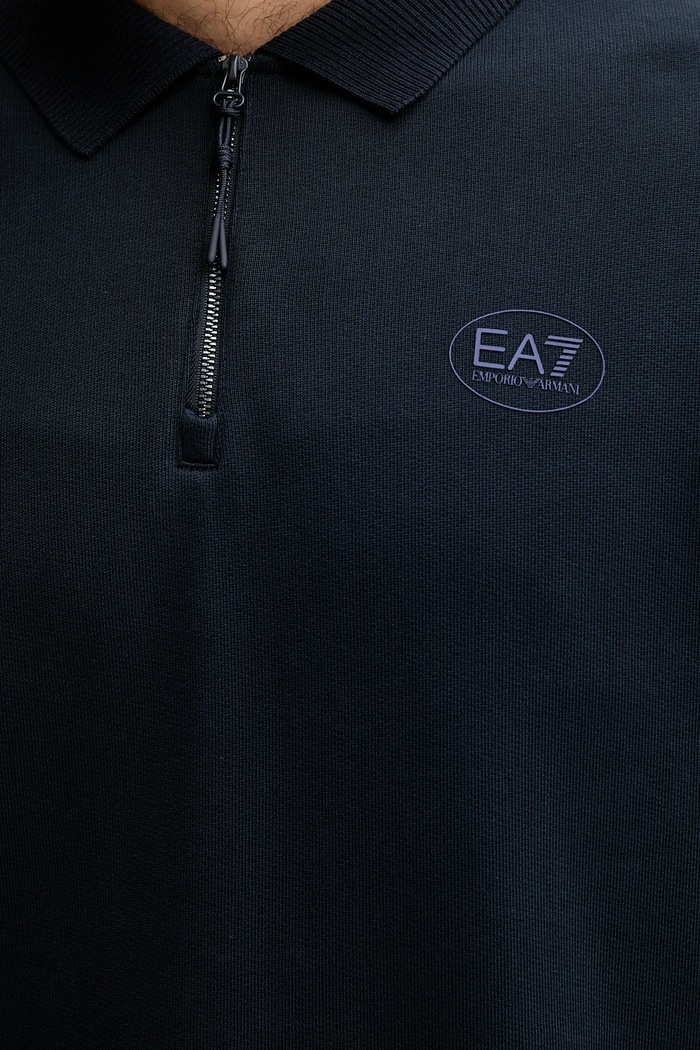 EA7 Emporio Armani hanorac de bumbac AF12661.7M000883 bleumarin