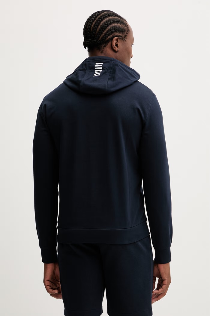 Oblečenie Bavlnená mikina EA7 Emporio Armani PJVRZ.8NPM32 tmavomodrá