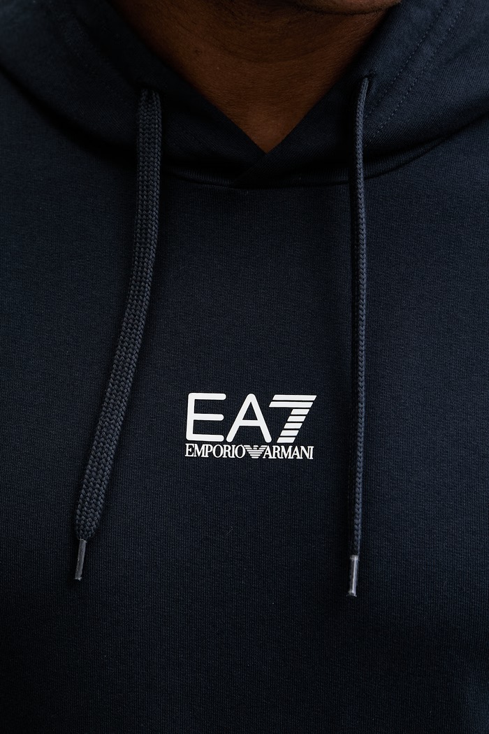 Bavlnená mikina EA7 Emporio Armani PJVRZ.8NPM32 tmavomodrá