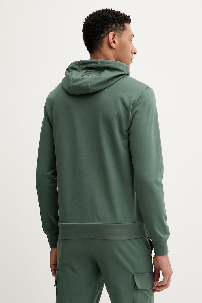 Oblečenie Bavlnená mikina EA7 Emporio Armani PJVRZ.8NPM32 zelená