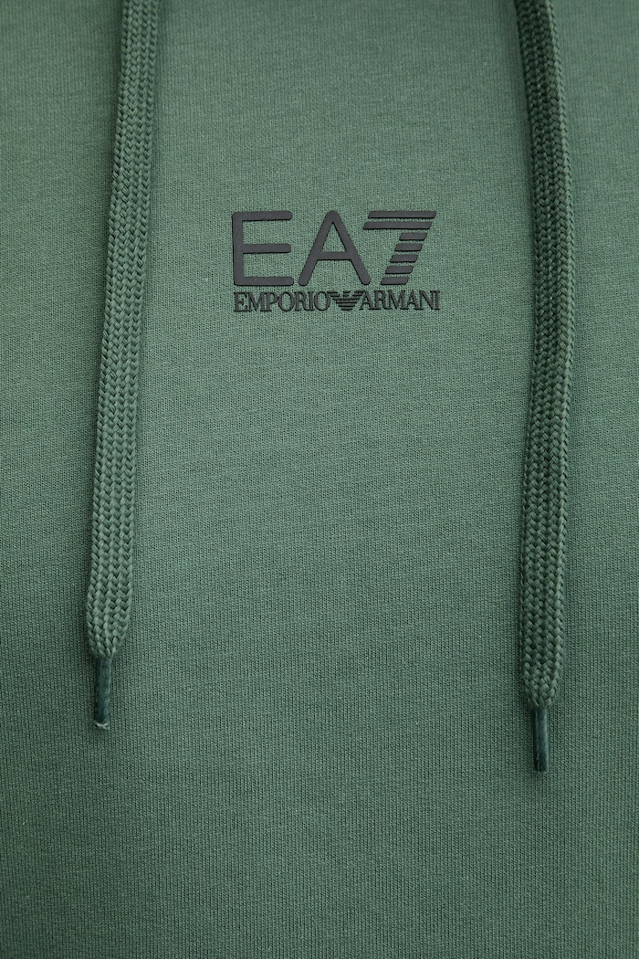 Bavlnená mikina EA7 Emporio Armani PJVRZ.8NPM32 zelená