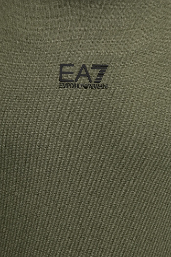 Памучен суичър EA7 Emporio Armani PJVRZ.8NPM32 зелен