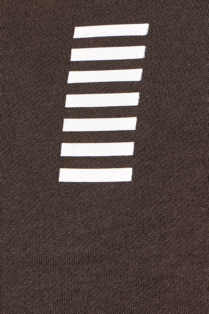 Bluza męska z bawełną EA7 Emporio Armani brązowy PJVTZ.8NPM34