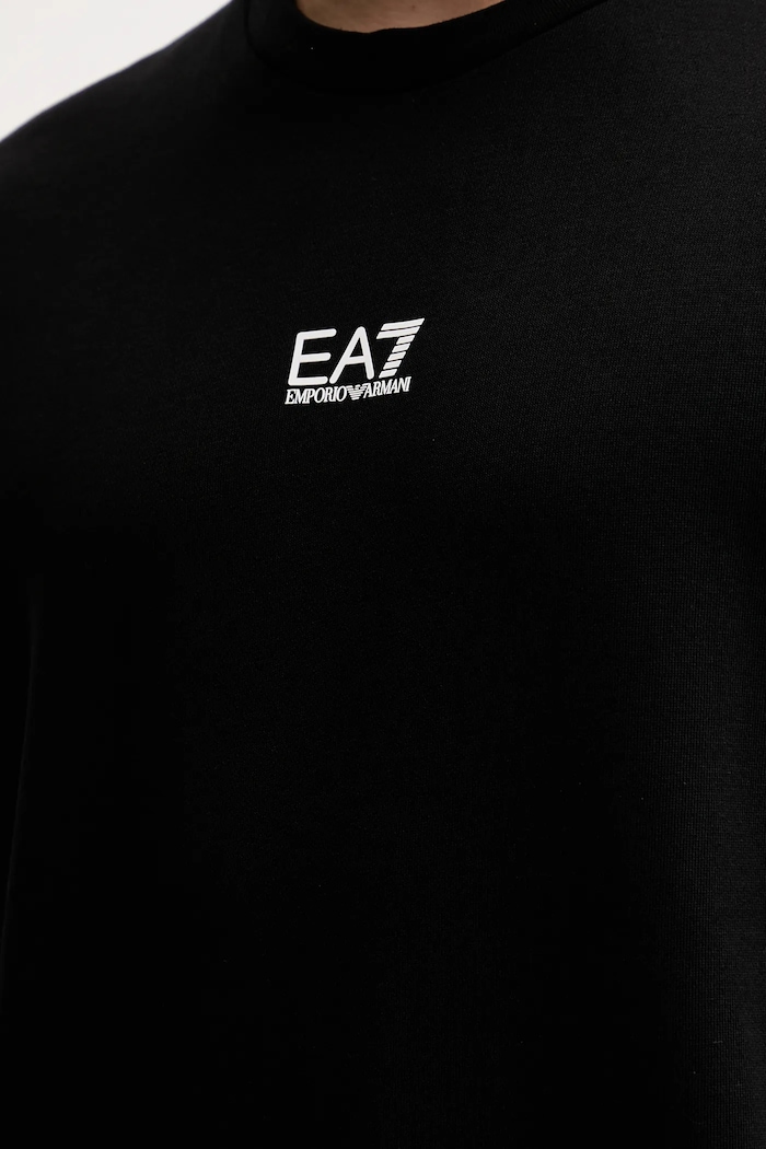 EA7 Emporio Armani bluza męska z bawełną PJVTZ.8NPM34 czarny