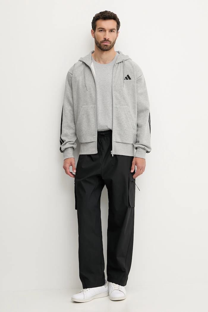 Mikina adidas Essentials JD1865 sivá AW25