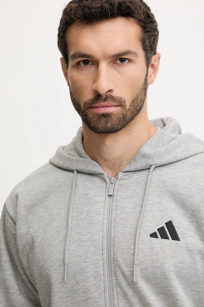 Mikina adidas Essentials sivá JD1865