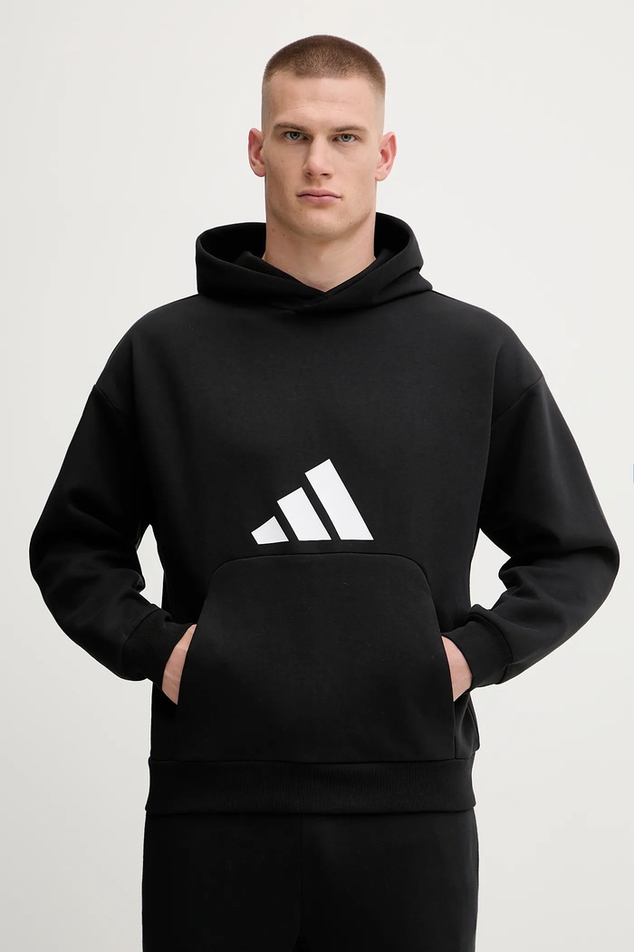 Mikina adidas Future Icons s kapucí černá JI8769