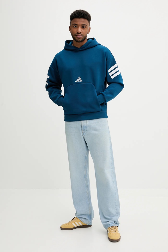 Mikina adidas Spiderman Hoo JL7975 modrá AW25