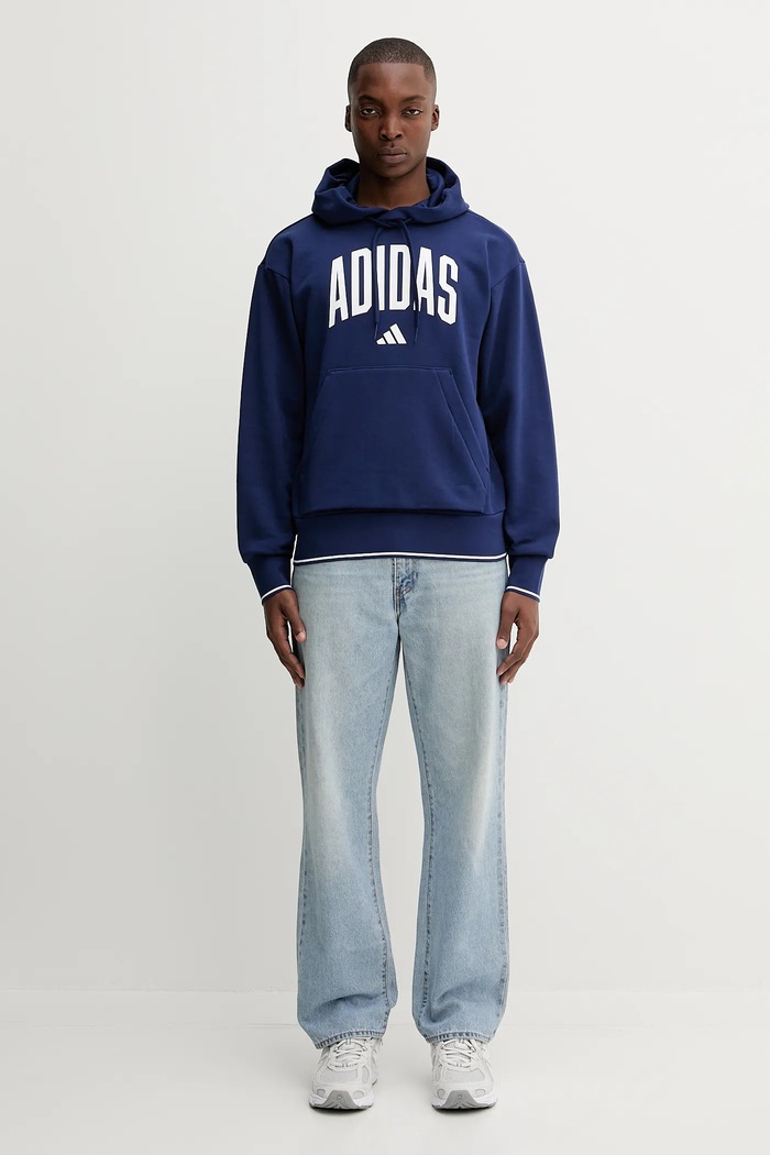 Pulover adidas Collegiate KC3874 mornarsko modra AW25
