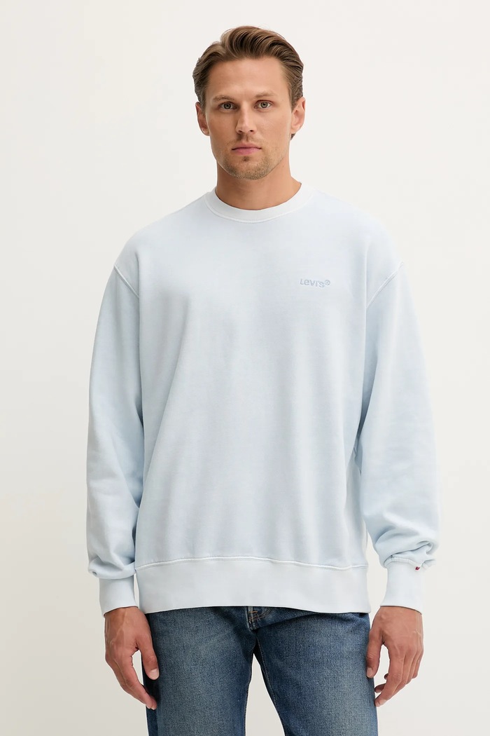 Mikina Levi's bez kapucne modrá A9244.0035