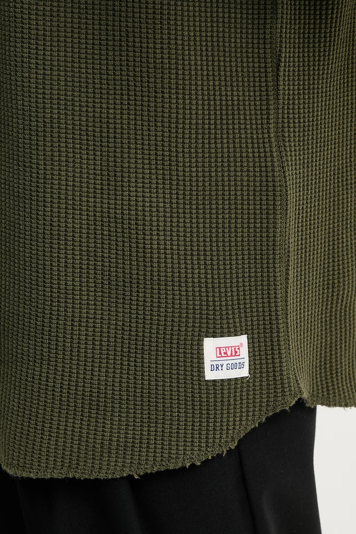 Levi's férfi pamut pulóver A9249 zöld