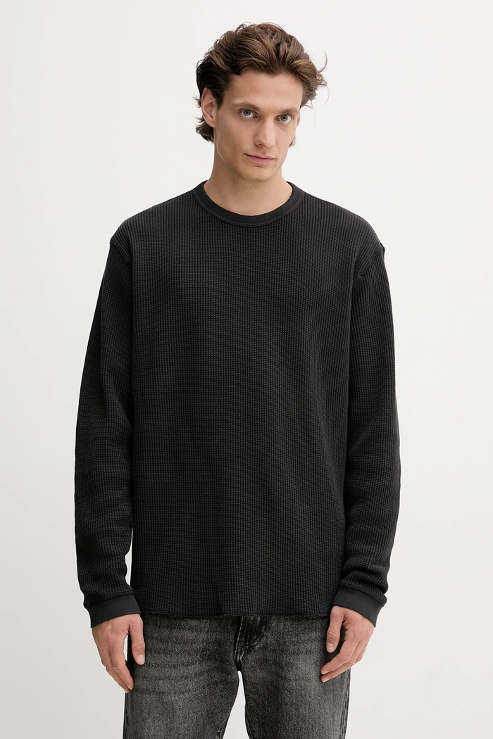 Levi's pulover pentru bărbați din bumbac subtiri negru A9249