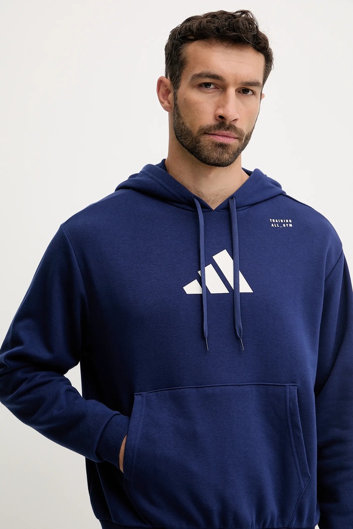 Суичър за трениране adidas Performance Category Training Graphic тъмносин JM8974