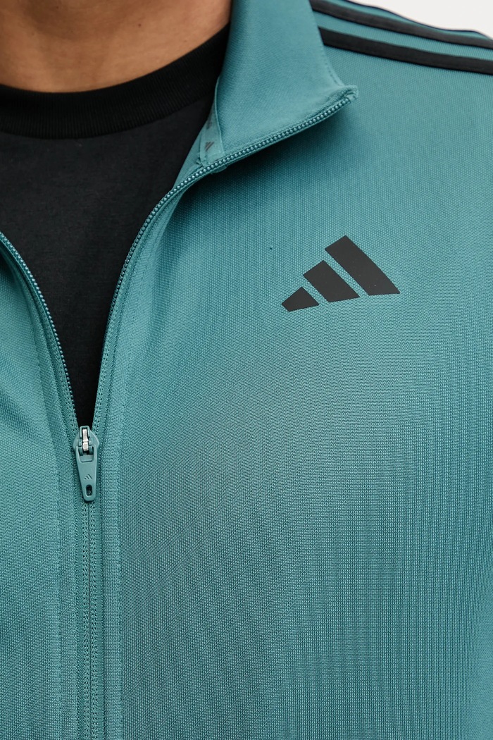 Tréningová mikina adidas Performance Train Essentials JW7498 tyrkysová