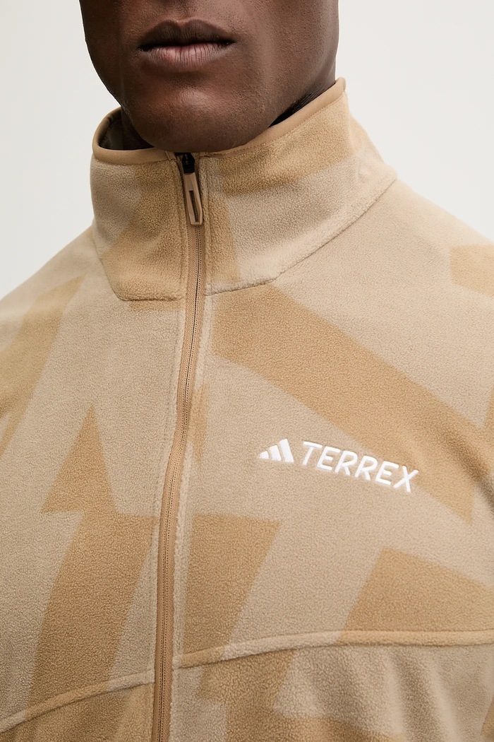Fleecová mikina adidas TERREX Multi JM0136 béžová