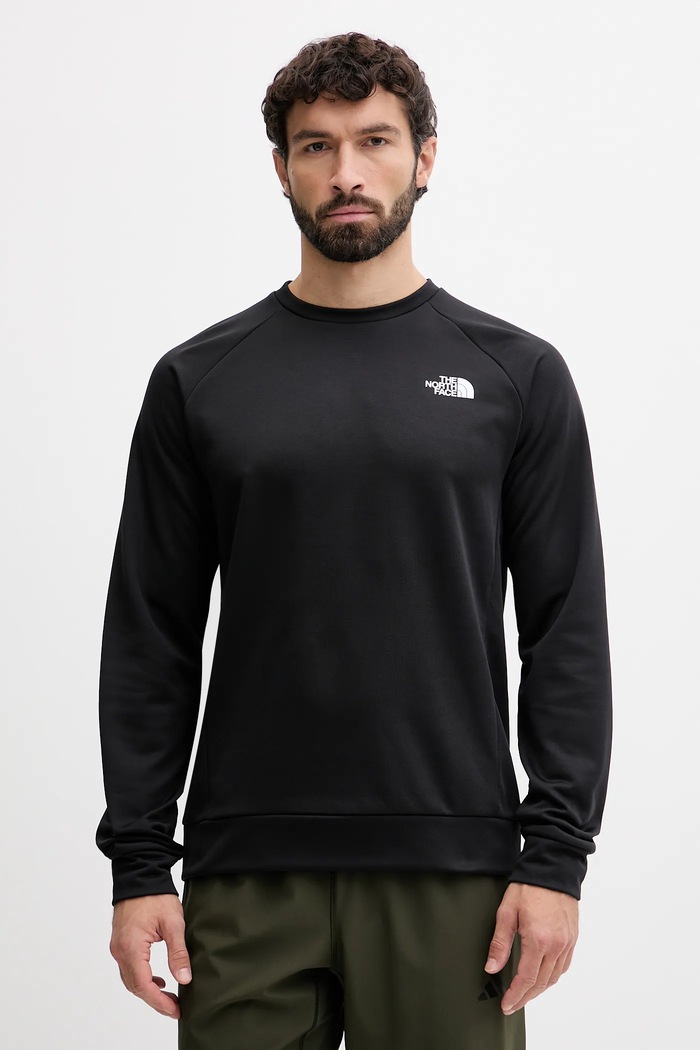 Tréningová mikina The North Face Reaxion 2.0 bez kapucne čierna NF0A8DRRKS71