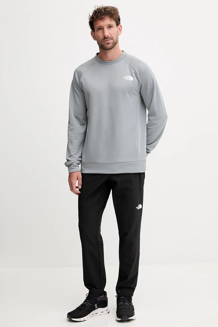 Sportovní mikina The North Face Reaxion 2.0 NF0A8DRRPUW1 šedá AW25