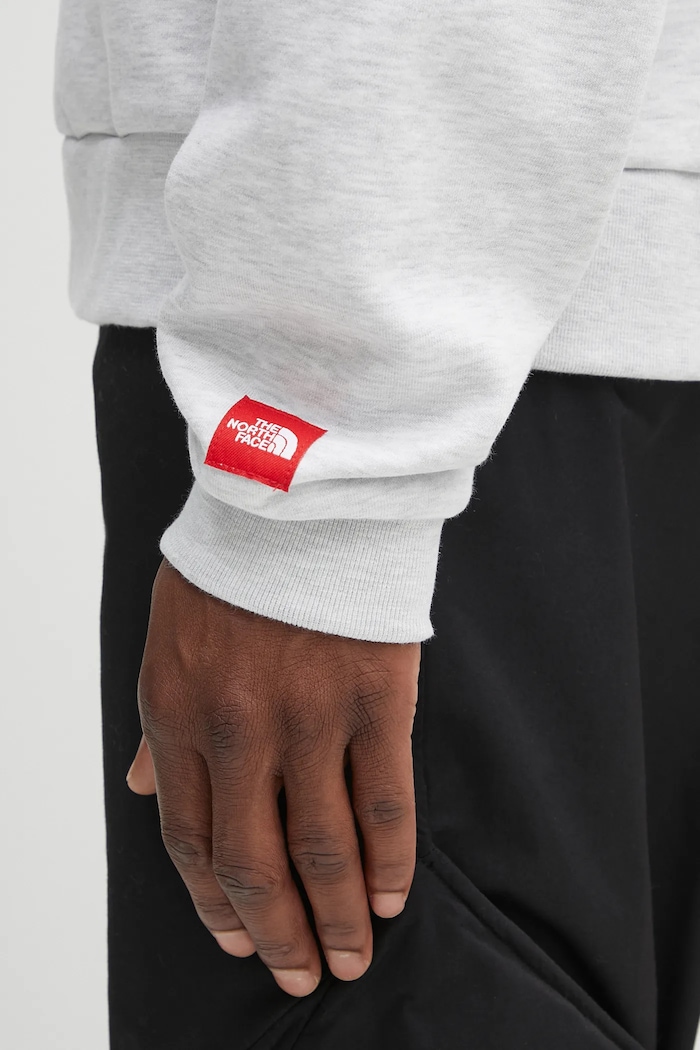 Суичър The North Face Redbox сив NF0A8EFZE041