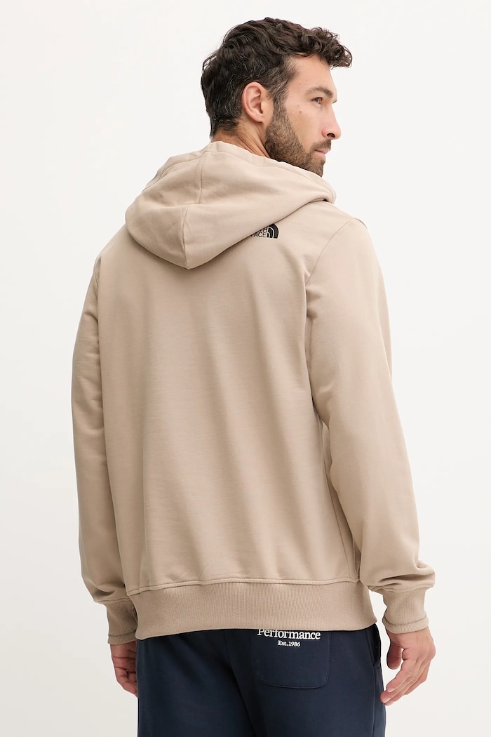 Odzież The North Face bluza bawełniana Flowe Dome NF0A8EGZBOX1 beżowy