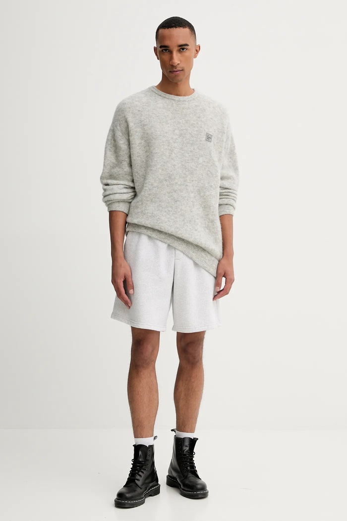 Μάλλινη μπλουζα American Vintage MVITO18A γκρί AW25