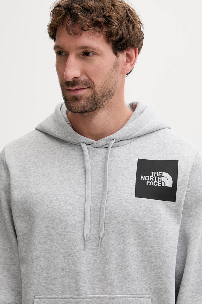 Μπλούζα The North Face Fine γκρί NF0A89EUDYX1