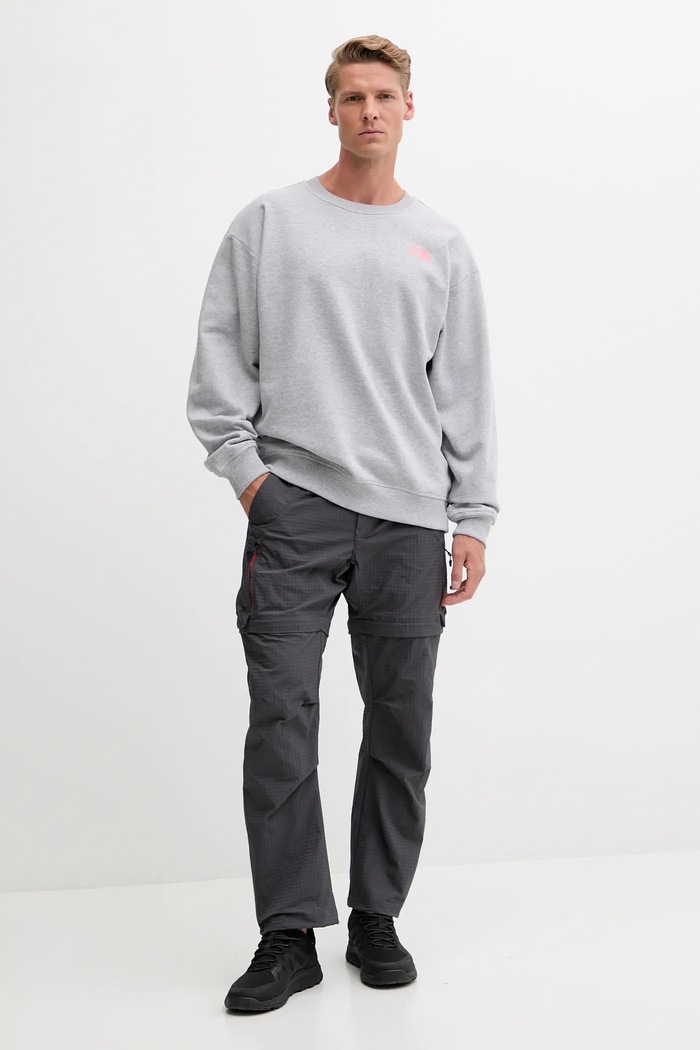 Μπλούζα The North Face Expedition Celebration NF0A8E3GDYX1 γκρί AW25