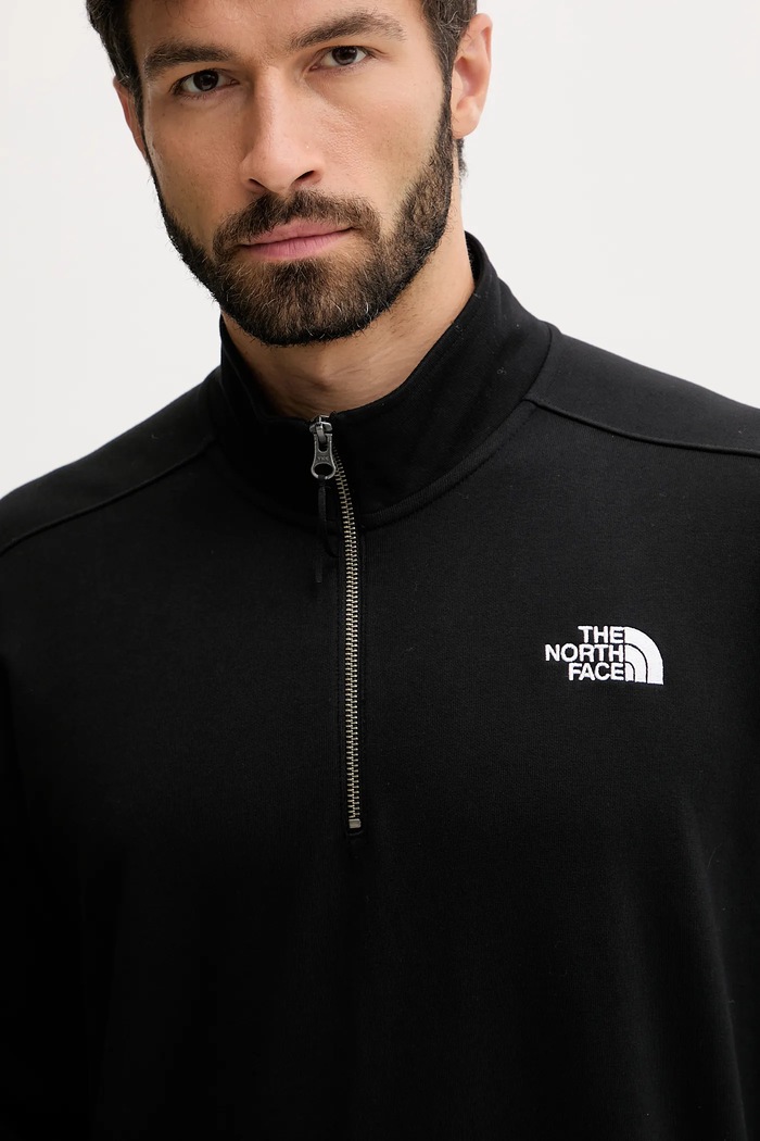 Памучен суичър The North Face черен NF0A8F24JK31